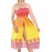 HAPPY BAY Women's Plus Size Tube Dress Summer Dress for Girls Sundress Printed E