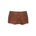 Pre-Owned Pilcro and The Letterpress Women's Size 26W Faux Leather Shorts