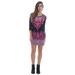 5917-4-L Just Love Sweater Dresses / Bodycon Dress / Women Dresses Casual (Baroque Placement Black with Rose, Large)