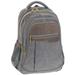 CTMÂ® Canvas and Leather Backpack with Mesh Side Pockets (Men's)