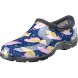 Sloggers Women's Waterproof Comfort Shoes - "When Pigs Fly" Midnight Blue, Style 5119PFBL