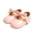 Infant Toddler Baby Girl's Soft Sole Anti-Slip Casual Shoes PU Leather Bowknot Princess Shoes