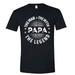 Man Myth Legend Shirt for Papa, Funny Shirt for Papas, Mens Black Small Shirt