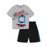 Thomas & Friends Toddler Boys Mesh Short Sleeve Graphic T-Shirt & Shorts Set White 2T