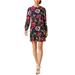 Tommy Hilfiger Floral-Print Chiffon A-Line Dress Multi Size 2