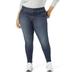 Signature by Levi Strauss & Co. Women's Plus Simply Stretch Shaping Pull-On Skinny Jeans