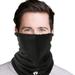 ARMORAY Fleece Neck Warmer Neck Gaiter Face Mask, Motorcycle Mask, Snowboard Mask & Ski Mask w/UV, Dust & Wind Protection Perfect Cold Weather Running Gear for Women & Men (BLACK)