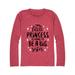 This Little Princess Big Sister - Brother Sister Youth Girl Long Sleeve Tee