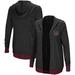 Texas A&M Aggies Colosseum Women's Plus Size Steeplechase Open Hooded Tri-Blend Cardigan - Charcoal