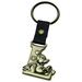 Mickey Mouse Letter L Brass Key Chain