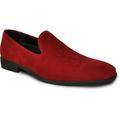 Vangelo Men Dress Shoe KING-5 Loafer Slip On Formal Tuxedo for Prom and Wedding Red 10.5W