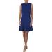 Aqua Womens Ruffle Mini Cocktail Dress