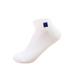 Autumn Causal Solid Cotton Socks Women Ankle Sock Candy Colors Harajuku Socks White