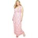 Catherines Women's Plus Size Petite Visionary Twist-Knot Maxi Dress