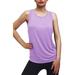 UKAP Workout Tank Tops Open Back Shirts Gym Workout Clothes Tie Back Musle Vest for Women Ladies