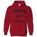 Tampa Bay Classic Football Arch American Football Team Sports Hoodie - Small - Red