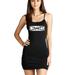 Junior's No Limits V402 Black Spaghetti Straps Tank Top Dress Medium Black