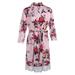 Luiryare Women's Sleeping Robe Maternity Sleepwear Nightgown Nursing Kimono Bathrobes