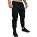 Colisha Mens Joggers Sweatpants Stretch Casual Cotton Cargo Pants Workout Sports Track Pants Long Trousers