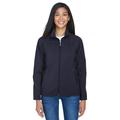 Ladies' Three-Layer Fleece Bonded Performance Soft Shell Jacket - MIDNIGHT NAVY - M