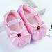 Toddler Newborn Baby Shoes Bow First Walkers Princess Baby Soft Sole Anti-Slip Sapatinhos Para Bebe Menina Moccasins