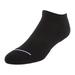 Nike Mens 3-Pack Jordan Jumpman No-Show Socks Black/White SX5546-010 Size Medium