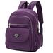 TOYFUNNY Women'S Fashion Simple Solid High Capacity Portability Zipper Student Backpacks