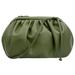 KABOER 2021 Fashion Small Women's Clutch Party Handbag, Elegant Solid Color Lady's Messenger Bag, Simple and Fashionable Ladies Shoulder Bag(Green)