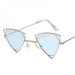 Women Fashion Korean Style Unisex sunglasses women Hollow Triangle Frame PC Lens Frame sun glasses 9 styles 3557