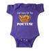 Inktastic Canada Day Just Here for the Poutine Newborn Short Sleeve Bodysuit Unisex Purple Newborn