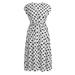 Niuer Summer V Neck Dress Chiffon Boho Maxi Sundresses Tie Waist Dots Printed Dresses Plus Size A Line Dress