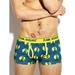 Avamo Mens Regular Long Underwear Boxer Briefs Cute Cartoon Print Cotton Breathable Stretch Low Rise Briefs Short Underpants Multi Pack