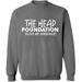 Unisex Crewneck Sweatshirt, The Head Foundation, Slim Fit, Long Sleeve Sweater - Graphite Heather Small