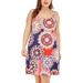 Plus Size Summer Midi Dresses For Women Boho Style Spaghetti Strap Holiday Beach Dress Casual Loose Floral Print Sundress