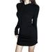 Cyber Monday Clearance!Women's Hooded Long Sleeve Bodycon Dress