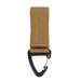 qianhua Triangle Carabiner Tactical Backpack Nylon Key Hook Webbing Buckle Hanging System Molle Waist Belt Buckle Outdoor Tools