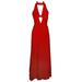 Jill Jill Stuart Tangerine Sleeveless Cutout Collared Gown 4