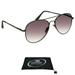 proSPORT Reading Sunglass Reader Tinted Aviator Black Men Women NOT BIFOCAL