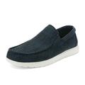 Bruno Marc Men's Comfort Canvas Slip on Casual Loafer Shoes Moccasin Walking Shoes SUNVENT-01 NAVY/BLUE Size 8.5