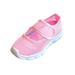 Toddler Girl's Fashion Sneakersï¼ŒChildren Hollow Breathable Shoesï¼ŒBaby Girl Slip-on Solid Pedal Shoesï¼ˆPink,2.5T-11Tï¼‰