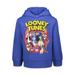 Warner Bros. Looney Tunes Toddler Boys Fleece Pullover Hoodie Blue 4T