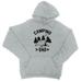 Camping Dad Unisex Grey Fleece Hoodie Unique Thoughtful Fathers Day