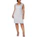 Connected Apparel Womens Sweat Heart Lace Cocktail Dress