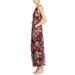 Sl Fashions Halter Maxi Dress, 16, Purple floral