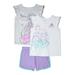 Disney Princess Girls Mix and Match Tops and Shorts, 3-Piece Outfit Set, Sizes 4-16