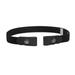 Winnereco No Buckle Stretch Belt, Invisible Elastic Waist Belt, Women Men (Black)