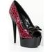 Ellie Shoes E-609-Royce 6 Stiletto With 2 Platform 8 / Leopard