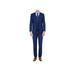 Men's Slim Fitted Blue 3 Piece Single Breasted 2 Button Notch Lapel Suits (Buy Wholesale 10PC&UP Of This For $90)