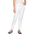 Isaac Mizrahi Knit Denim Ankle Pants Zipper A272903