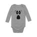 Tstars Boys Unisex Halloween Party Shirt Halloween Baby Costume Ghost Baby Birthday Party Gift Baby Shower Outfit for Baby Day of the Dead Spooky Trick or Treat Funny Humor Gifts Long Sleeve Bodysuit